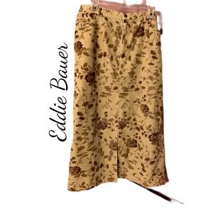 EDDIE BAUER Fall Corduroy Maxi Skirt SZ 18